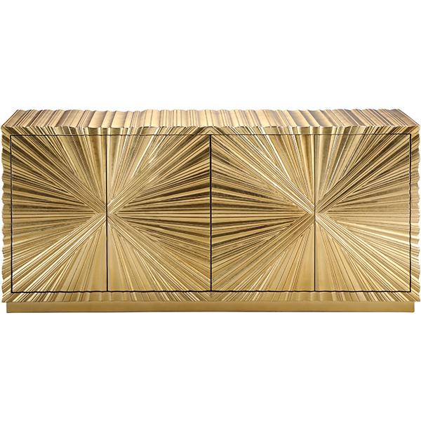 Molly 4 Doors Sideboard - Gold