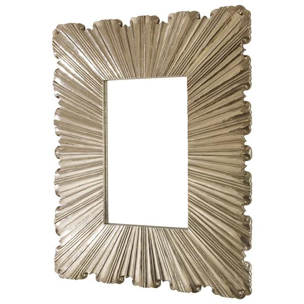 Molly Rectangular Wall Mirror- Silver