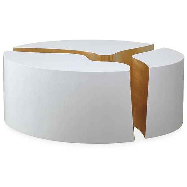 Oval Phoebe Coffee Table - White