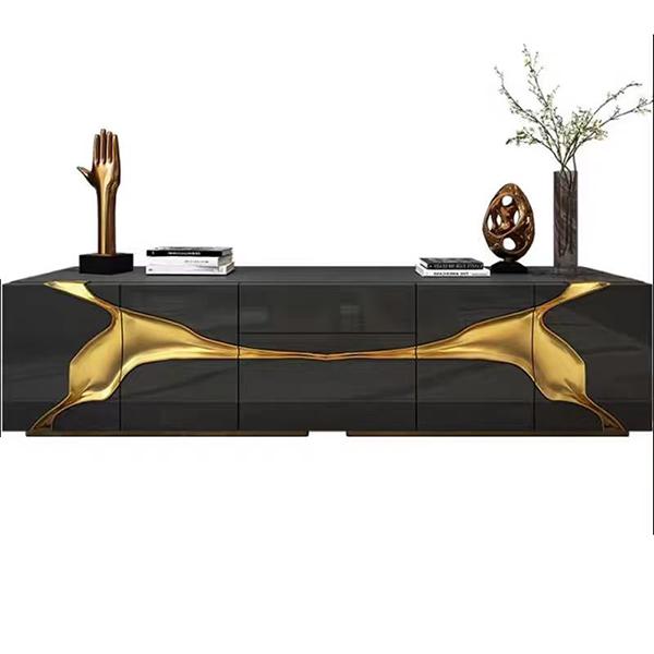 Abigail Rectangle TV Stand - Black