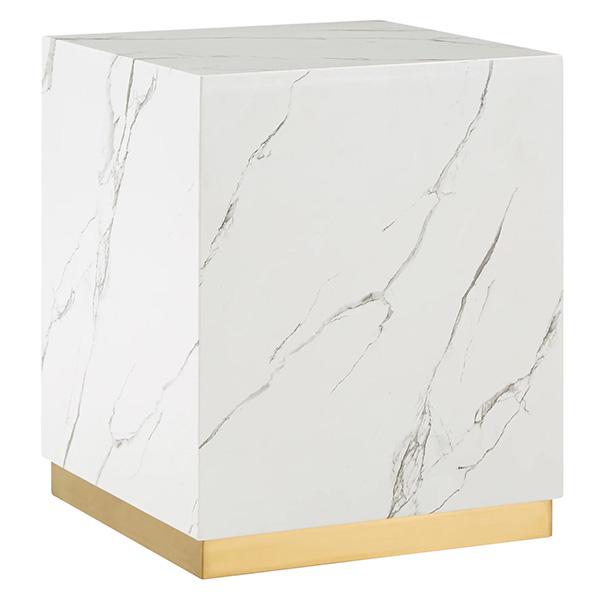 Debby End Table - White