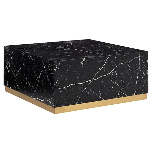 Debby Square Coffee Table - Black