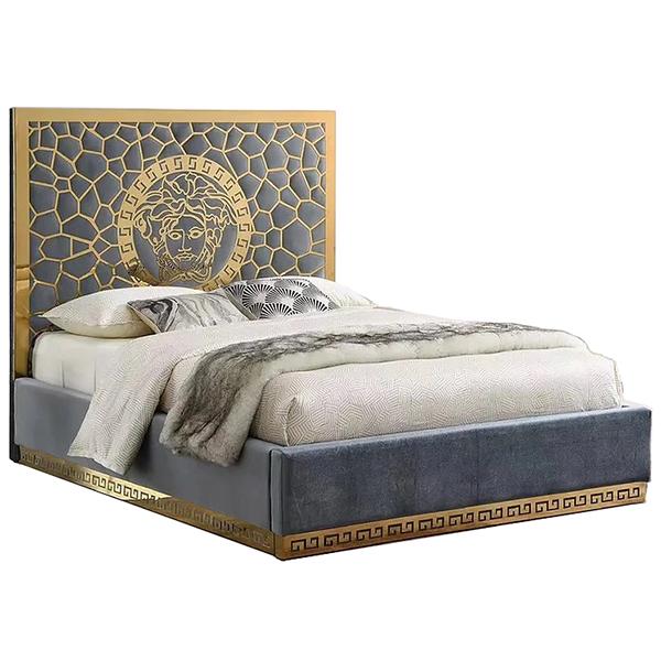 Manasa Bed - Gray