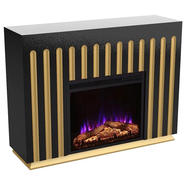 Gaspar Fireplace - Black