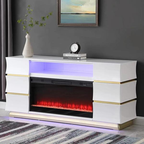 Lolita White Fireplace