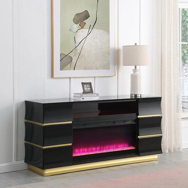 Lolita Black Fireplace