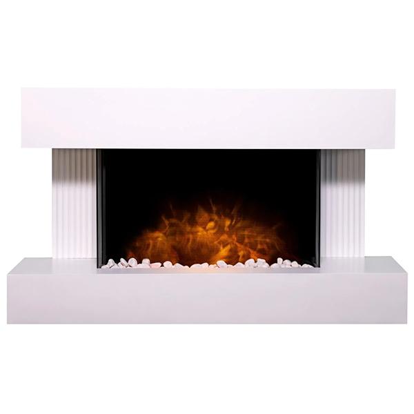 Dias Wall Fireplace - White