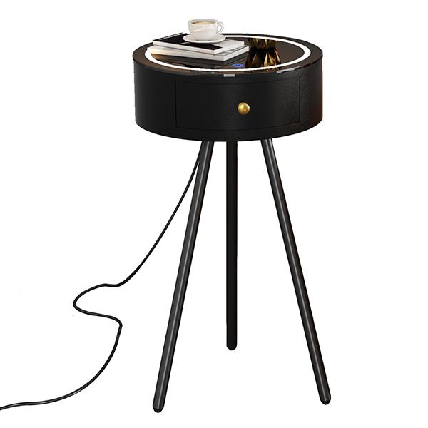 Negro Black Smart End Table