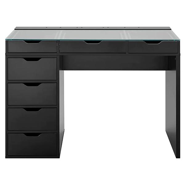 Dasara Black 7 Drawer Makeup Vanity