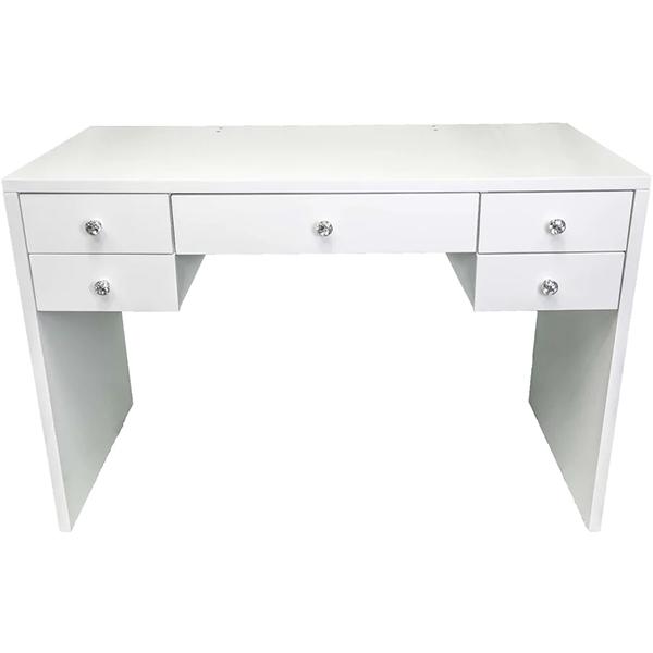 Munoz White 5 Drawer Makeup Vanity