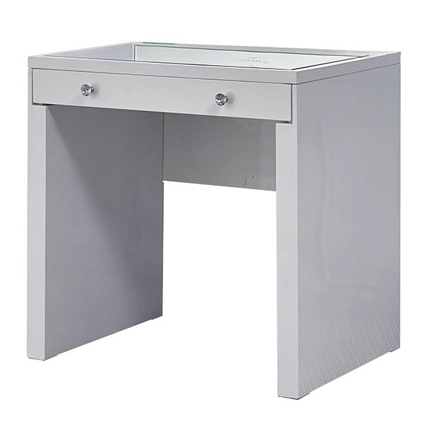 Munoz White 1 Drawer Makeup Vanity