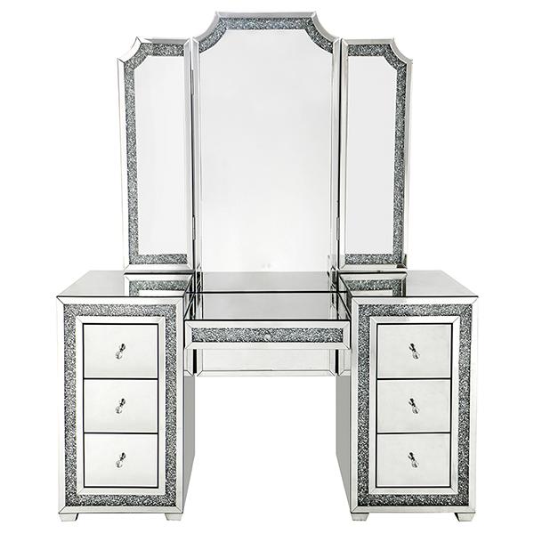 Felisa Silver Makeup Vanity