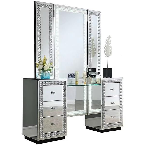 Ofelia Silver Makeup Vanity