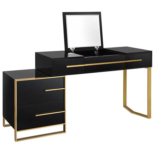 Oxford Black Makeup Table