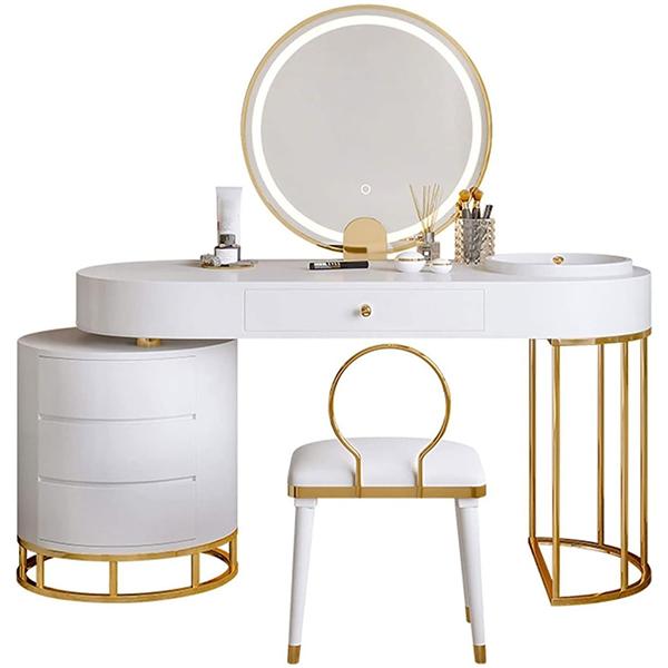 Antwerp White Makeup Table