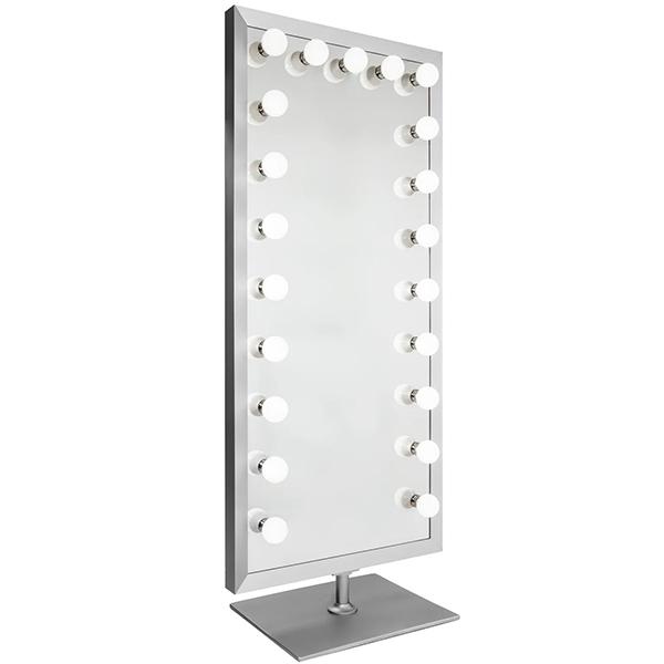 Olympia Silver Standing Mirror