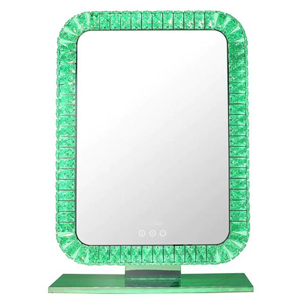 Jutta Vertical LED Crystal Vanity Mirror