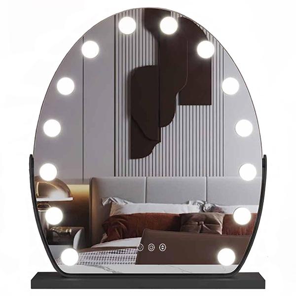 Rene LED Arch Makeup Mirror With Bulbs