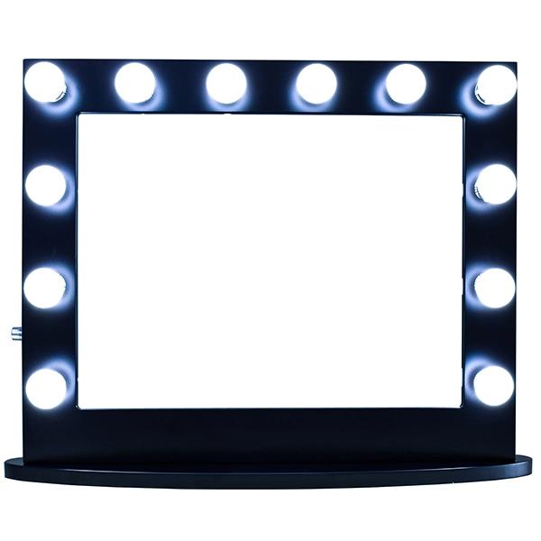 Ferris Black Horizontal LED Makeup Mirror