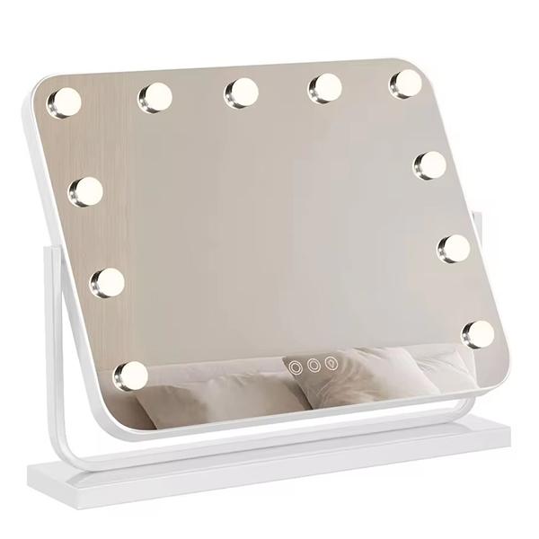 Cliff LED Makeup Mirror with Bulbs