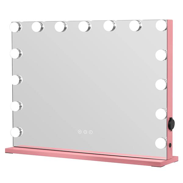 Kurt Pink LED Makeup Mirror