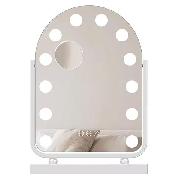 Armstrong Arch LED Makeup Mirror with Bulbs