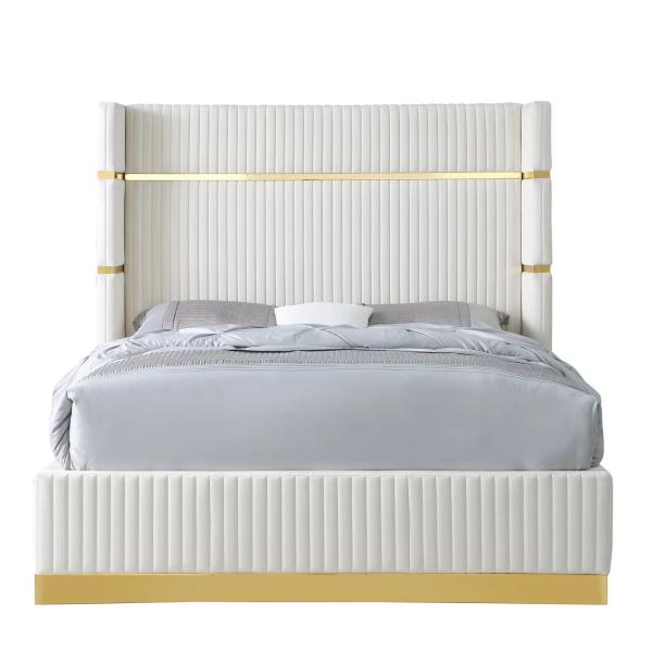 Barlow Bed - Ivory