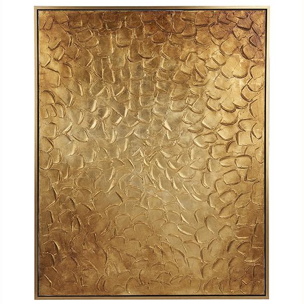 Darcy Rectangular Gold Wall Art